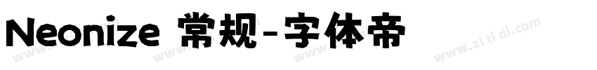 Neonize 常规字体转换